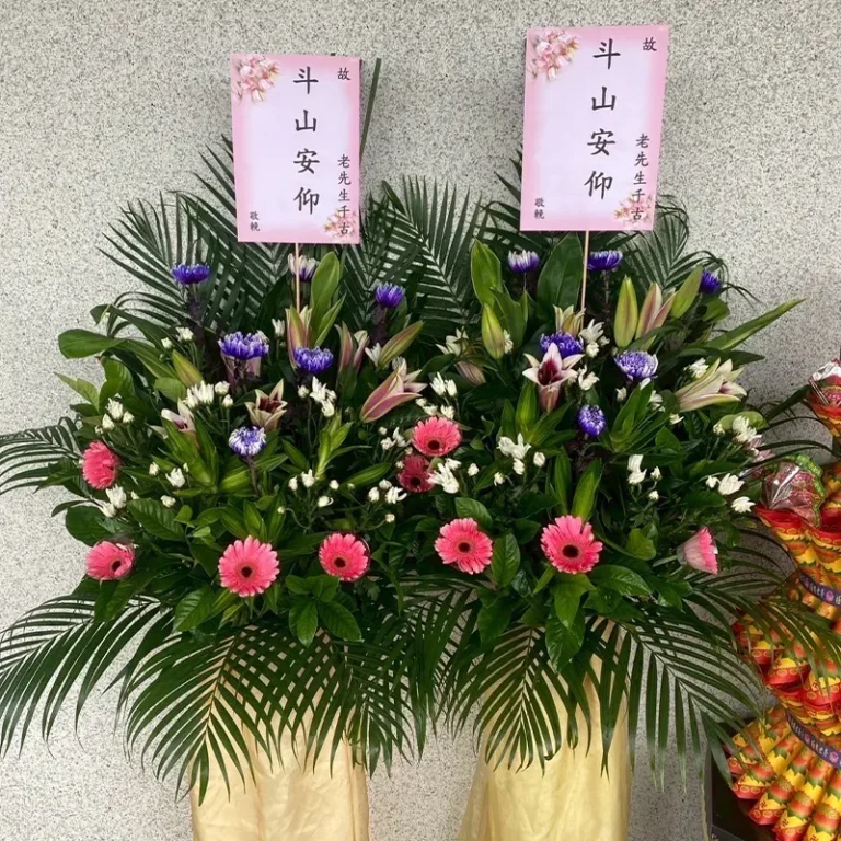 告別式花籃B_榛馨花藝版權所有