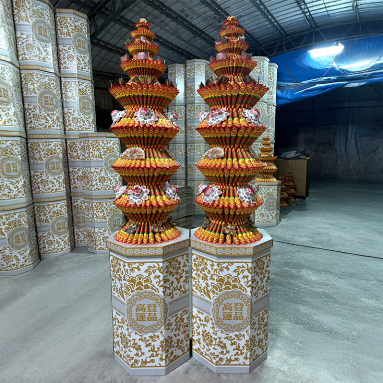 豪華金紋巨無霸蓮花塔-1