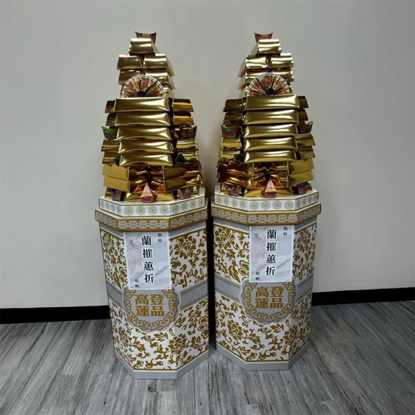 豪華金紋金磚塔-1