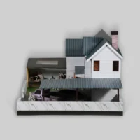 客製紙紮牧場農舍-4