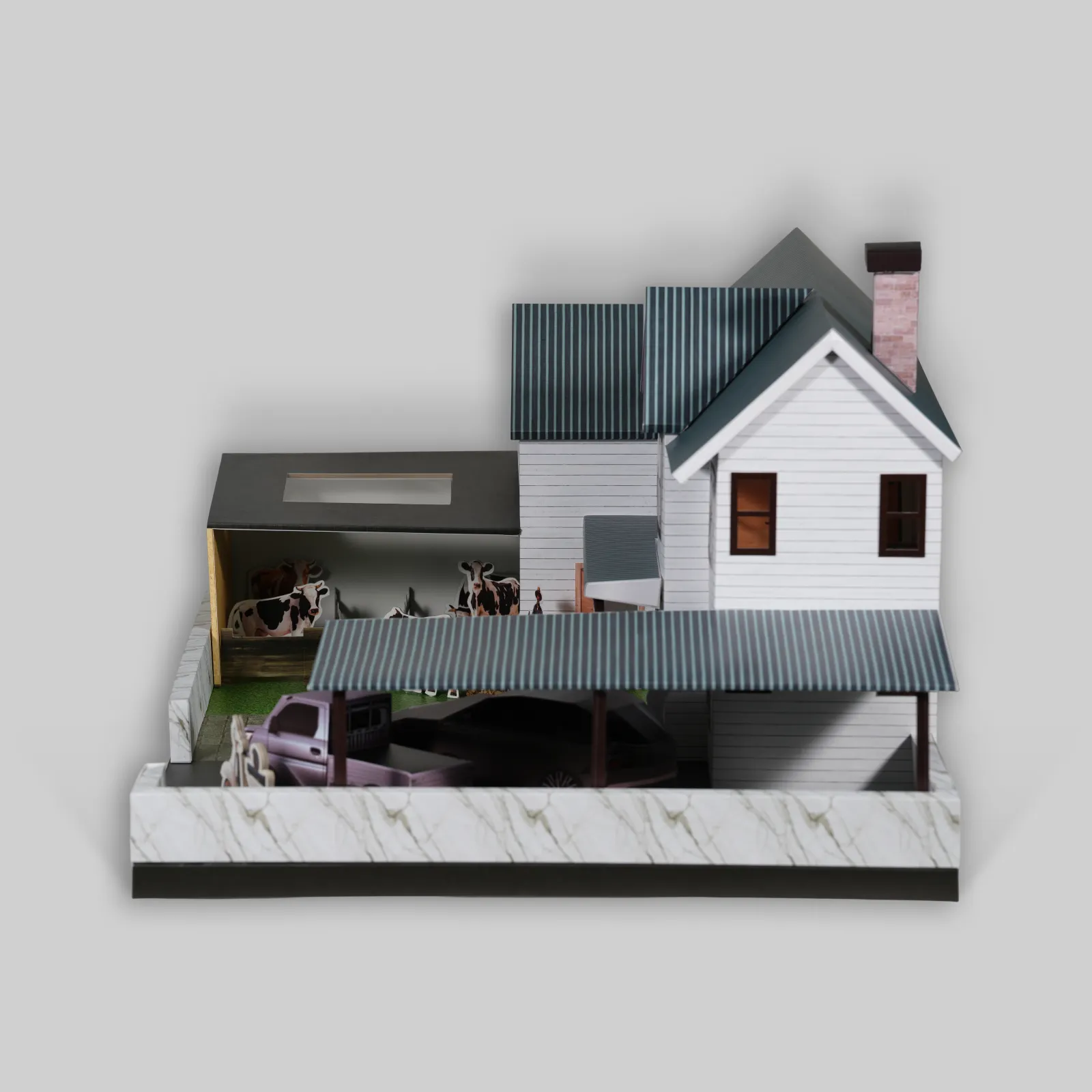 客製紙紮牧場農舍-4