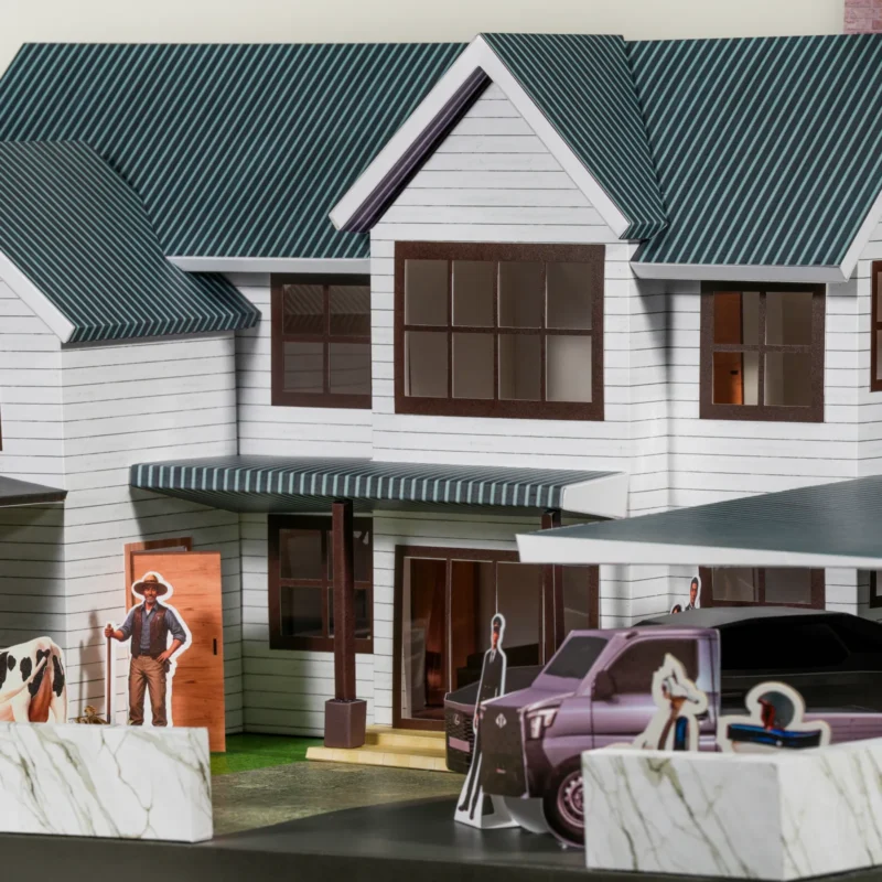 客製紙紮牧場農舍-6