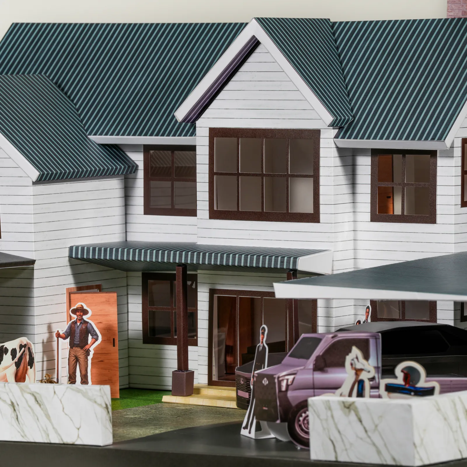 客製紙紮牧場農舍-6