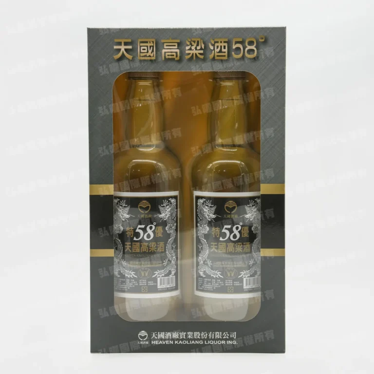 紙紮58度高粱酒禮盒(黑標)-1