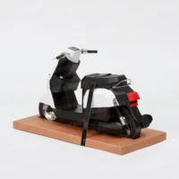 紙紮CUXI機車(白)-2