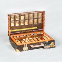 紙紮LV奢華金條皮箱(粉棕)-2