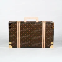紙紮LV奢華金條皮箱(粉棕)-7