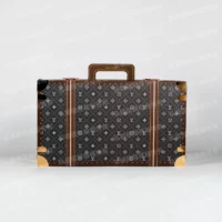 紙紮LV奢華金燦皮箱(黑白)-4