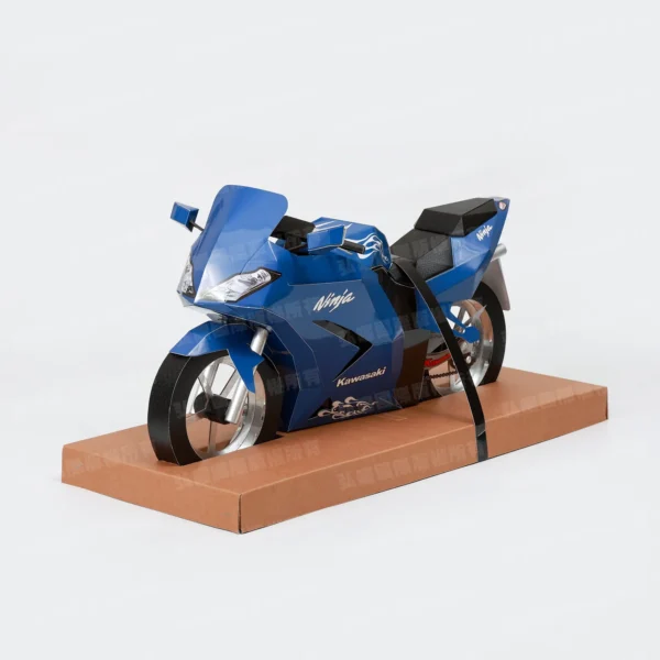 紙紮Ninja250R忍者重機(藍)-1