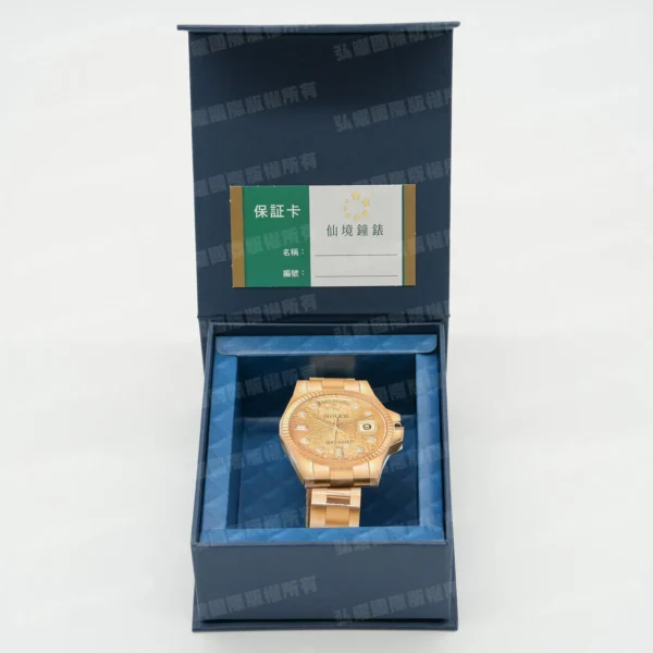 紙紮勞力士紅蟳男手錶-1