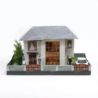 紙紮宏大築居-1