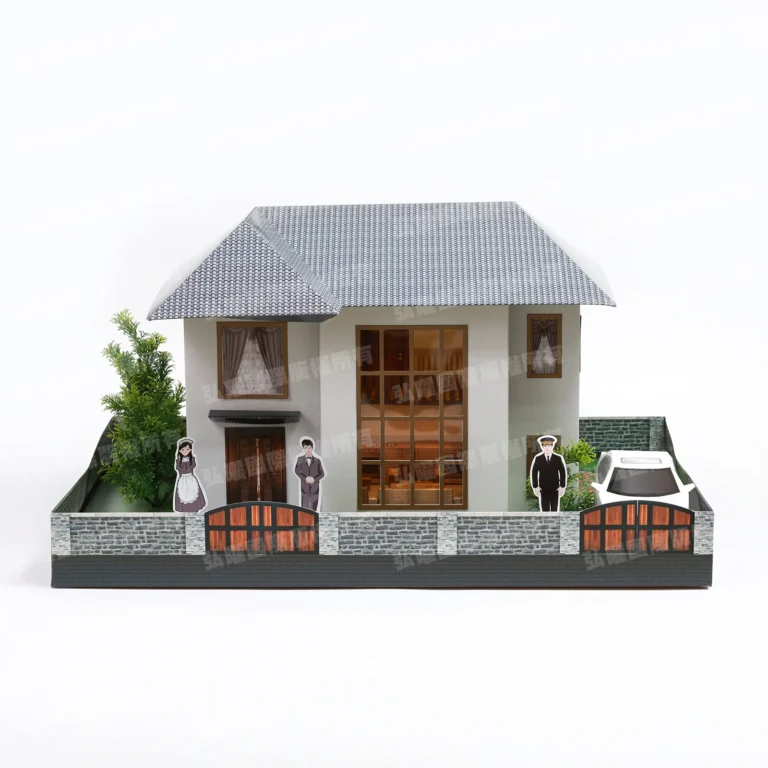 紙紮宏大築居-1