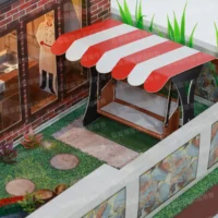 紙紮富邑居(紅屋紅車)-8