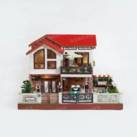 紙紮富邑居(紅屋綠車)-1