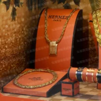 紙紮愛馬仕男金飾-5