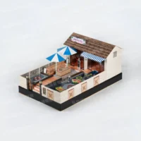 紙紮渡假海島泳池-3