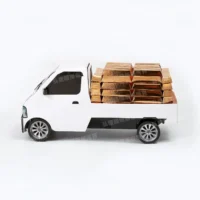 紙紮發財車(白)-3