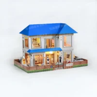 紙紮百合園(藍)-2