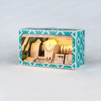 紙紮蒂芬妮精品女飾品禮盒-3