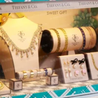 紙紮蒂芬妮精品女飾品禮盒-4