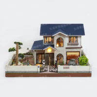 紙紮誼居園別墅(藍)-1