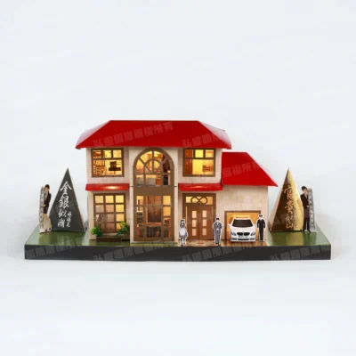 紙紮迷你金銀屋開燈-1