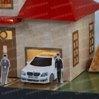 紙紮迷你金銀屋開燈-7