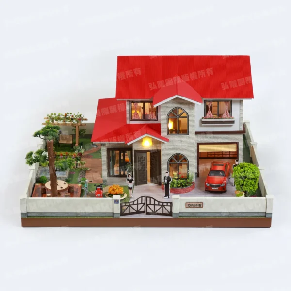 紙紮雙橡園(紅)-1