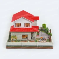 紙紮雙橡園(紅)-4