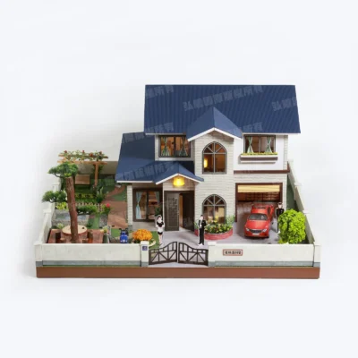 紙紮雙橡園(藍)-1