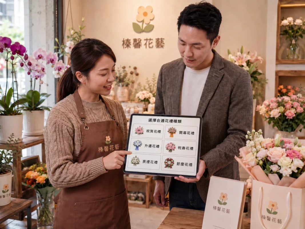 STEP4-選擇合適花禮種類_榛馨花藝版權所有